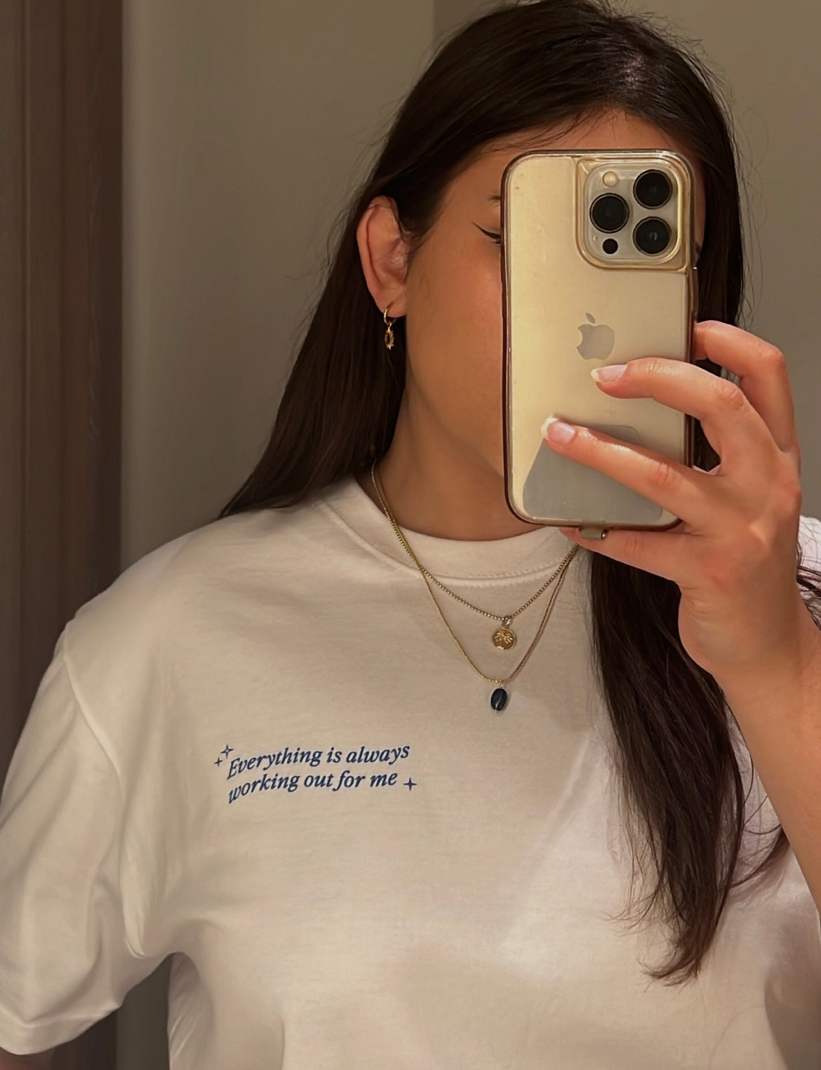 Sapphire Lucky Girl Tee