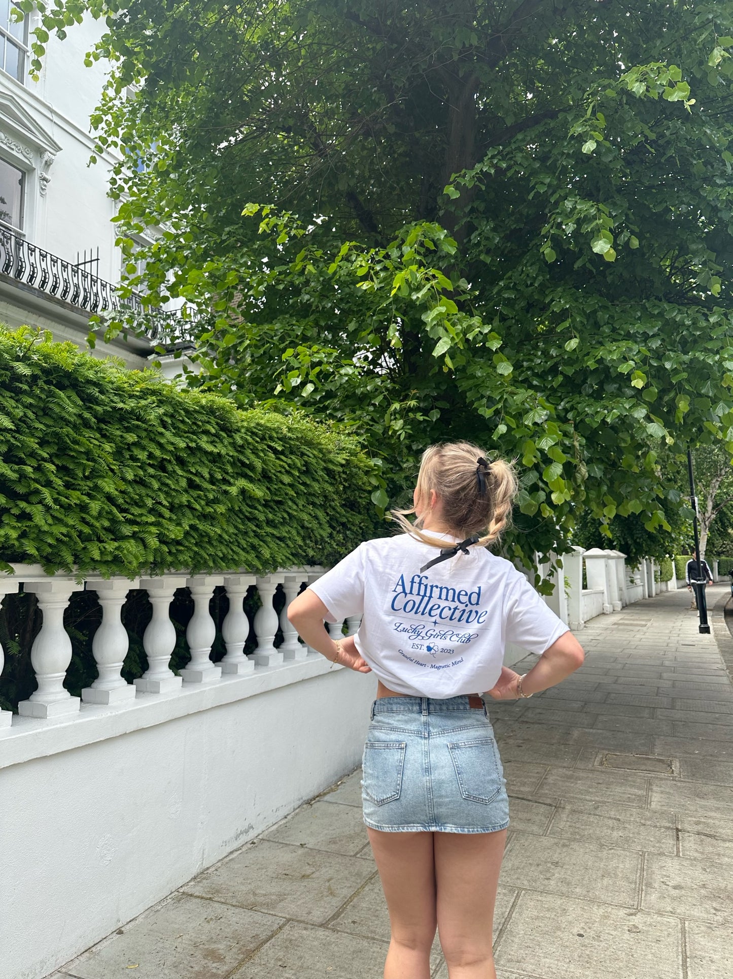 Sapphire Lucky Girl Tee