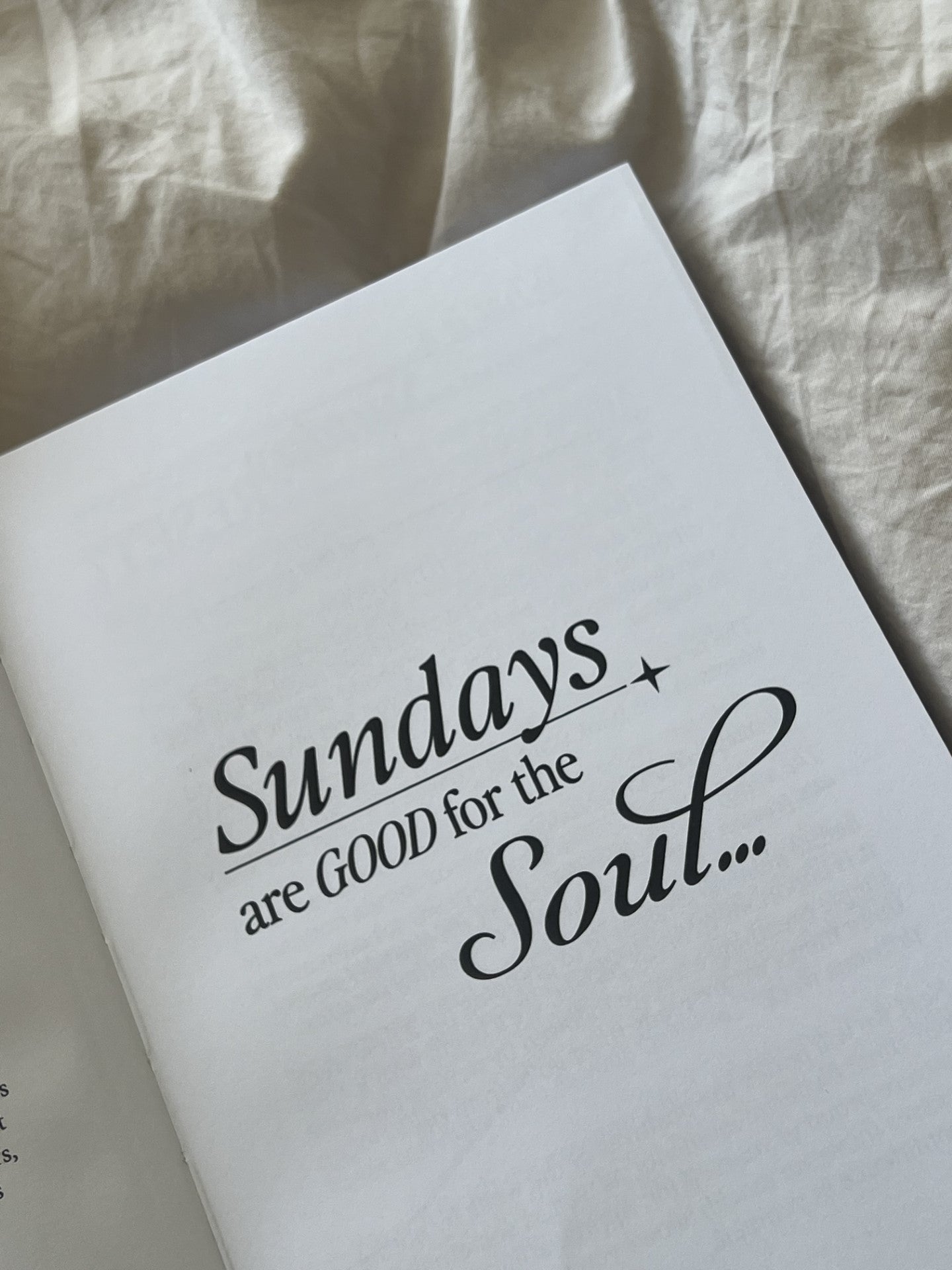 The Sunday Reset Journal